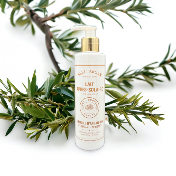 Lait après soleil huile argan