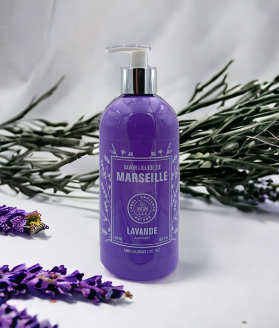 LIQUID MARSEILLE SOAP LAVENDER 500ML/1000ML