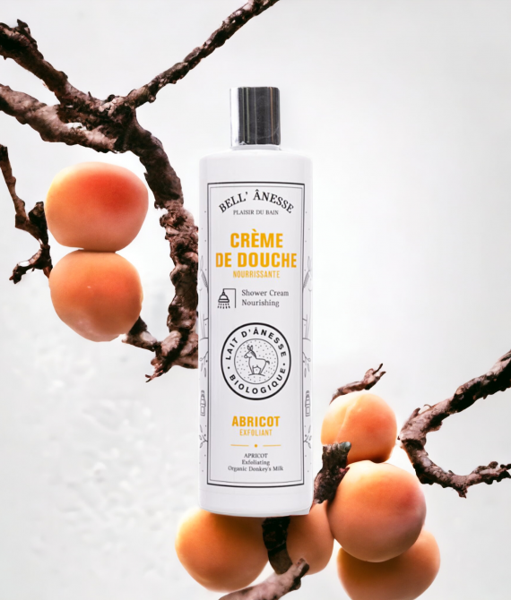 ORGANIC DONKEY MILK APRICOT SHOWER CREAM 400ML