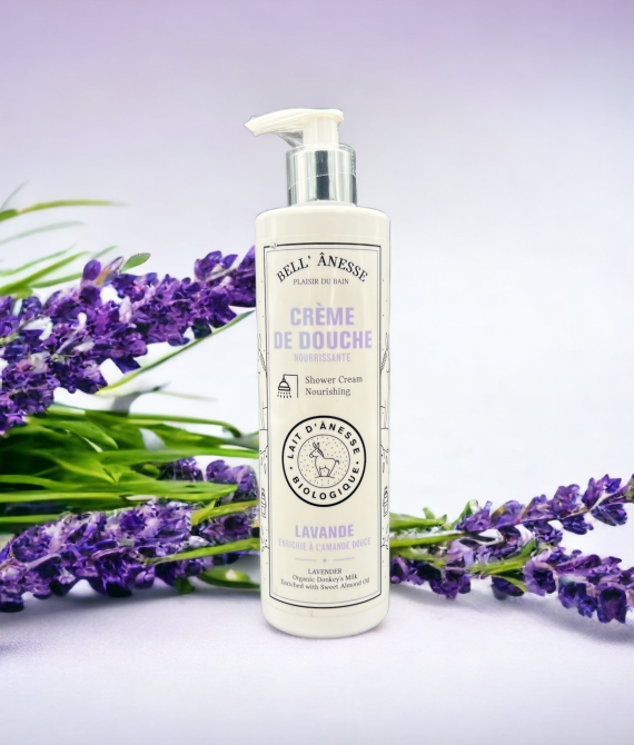 ORGANIC DONKEY MILK LAVENDER SHOWER CREAM 400ML