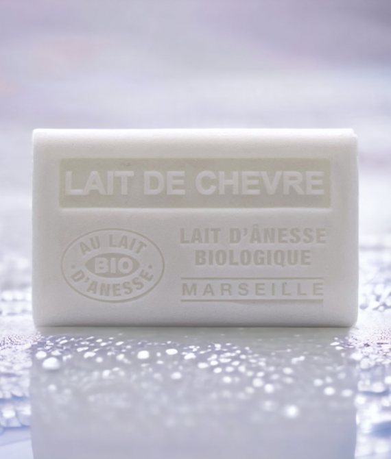 SAVON LAIT DE CHÈVRE AU LAIT D’ÂNESSE BIO 125G