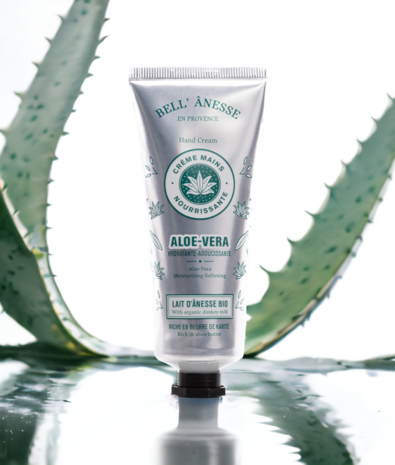 ALOE VERA HAND CREAM WITH ORGANIC DONKEY MILK 75ML