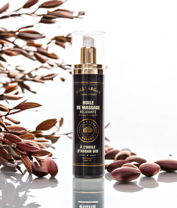 HUILE DE MASSAGE 4 HUILES ARGAN BIO 120ML