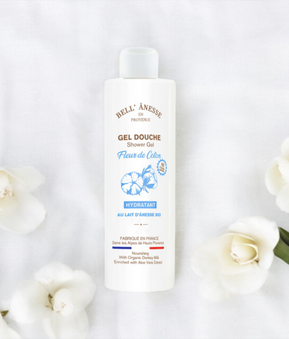 GEL DOUCHE AU LAIT D’ÂNESSE BIO FLEUR DE COTON 250ML