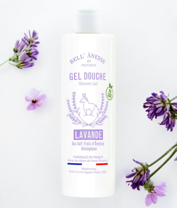 LAVENDER SHOWER GEL WITH ORGANIC ANESSE MILK 250ML