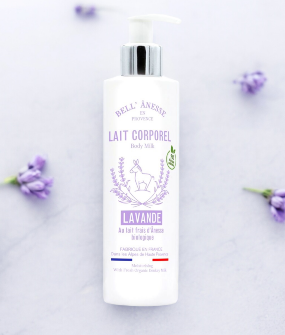 LAIT CORPOREL AU LAIT D’ÂNESSE BIO LAVANDE 250ML