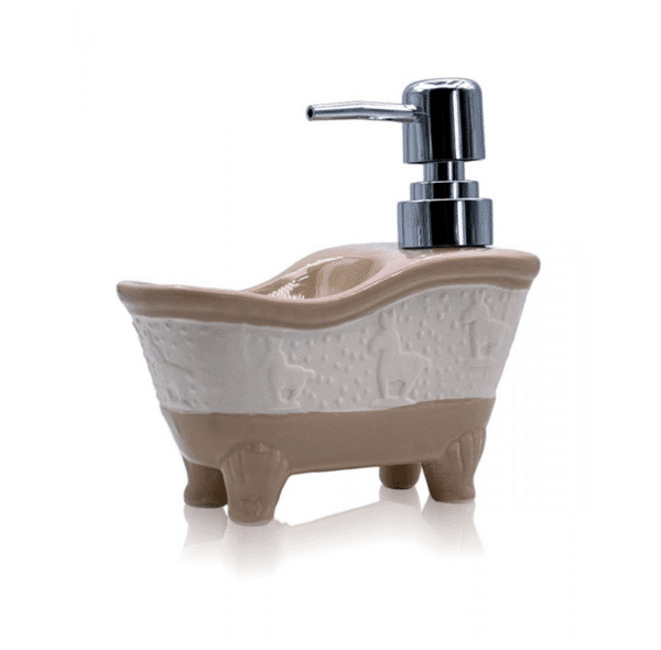 DISTRIBUTEUR SAVON BAIGNOIRE BEIGE