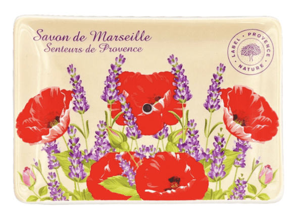 PORTE SAVON COQUELICOT LAVANDE